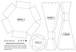 Plantillas para Ramo de Flores de Papel | PDF