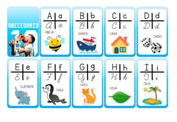 ABEJA
BARCO
CASA
DADO
ELEFANTE
FOCA
GATO
HOJA
ISLA
