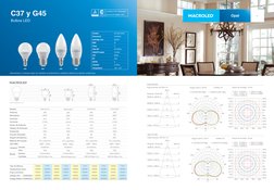 Bulbos LED
Opal
valores expresados en mm
Frío
6500K
540lm
69416
694780
Modelo
Potencia
Reemplazo
Conector
Corriente
Factor de