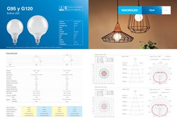 Certifca TUV Rheinland
Norma Nº 62560: 2011
Bulbos LED
Opal
valores expresados en mm
Frío
6500K
130lm
Modelo
Potencia
Reempla