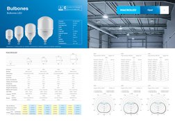 Certifca TUV Rheinland
Norma Nº 62560: 2011
Bulbones LED
Opal
valores expresados en mm
Lámpara
Master
Unidad: cd
Ángulo (50%)