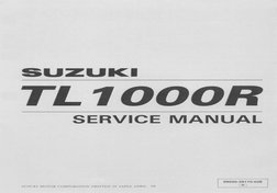 98-03 TL1000R Manual | PDF