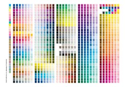 Pms Code 356 Comprehensive Pantone Color Chart | PDF | Magenta | Yellow