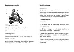 ITALIKA  
 
 
 
 
 
 
 
 
 
 
 
 
Equipo de protección 
 
 
1. Siempre utilice casco 
 
2. Ropa apropiada, ajustada y cómoda