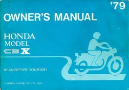 Honda CBX 1000 1979 Seis Cilindros Six Cylinder Owner's Manual | PDF