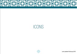 Last updated: February 2015
3
ICONS
