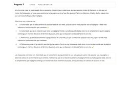 /
Pregunta 1
Correcta
Puntúa 1,00 sobre 1,00
A la hora de crear la página web de su pequeño negocio Laura sabe que, aunque ex