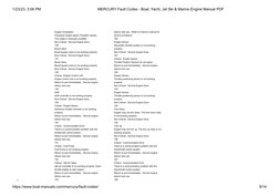 Mercury Outboard Fault Codes Guide | PDF | Throttle | Ignition System