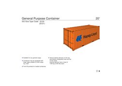 Hapag-Lloyd Container Specifications | PDF | Cargo | Door