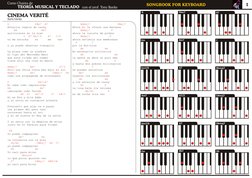Curso Chanta de
 TEORÍA MUSICAL Y TECLADO
con el prof. Tony Banks
1
SONGBOOK FOR KEYBOARD
CINEMA VERITÉ
Serú Girán
G