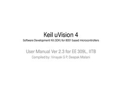 Keil uVision 4 User Manual for 8051 | PDF | Source Code | Installation ...