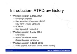 ATPDraw User Manual Overview | PDF | Transformer | Microsoft Windows