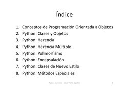 Programación Orientada a Objetos en Python | PDF