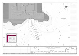 Jetty Construction Layout Plan | PDF | Technology & Engineering