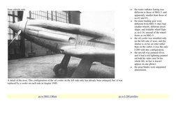 from outside only.
A detail of the nose. This configuration of the oil cooler on the left side only has already been enl