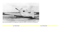 The 01 after the spinning tests; the lightning was deleted; the canopy was removed for easy bailing out.
go to MiG-3