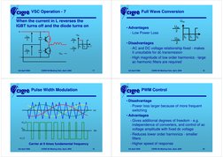 3rd April 2006
CIGRE B4 Meeting Oslo, April, 2006
17
VSC Operation - 7
When the current in L reverses the 
IGBT turns off and