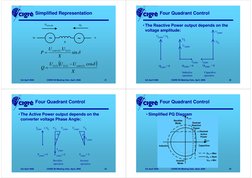 3rd April 2006
CIGRE B4 Meeting Oslo, April, 2006
21
Simplified Representation
(
)
X
U
U
U
Q
L
L
δ
cos
 
conv(1)
)
1
(
)
1
(