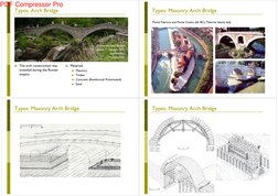 Types: Arch Bridge
Types: Arch Bridge
Ponte dei Salti Bridge 
(circa 1st century AD)
Switzerland
Th  
h 
i
 
 
Switzerland
Ma