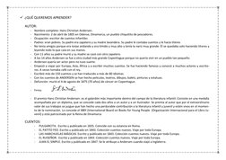  ¿QUÉ QUEREMOS APRENDER? 
 
AUTOR:  
- Nombre completo: Hans Christian Andersen. 
- Nacimiento: 2 de abril  (http://es.wikip