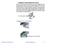 Eixo Antegalopante
Fixe os carrinhos ao pega vidro deixando os eixos do ante galopante soltos.
Pendure a porta no trilho e co