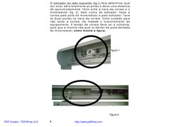 Figura 1.
O esticador do lado esquerdo (fig.1).Para determ inar qual
seu local, abra totalmente as portas e deixe uma distanc