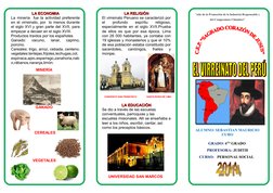 LA ECONOMIA
LA ECONOMIA
La minería  fue la actividad preferente
en el virreinato, por  lo menos durante
el siglo XVI y gran p