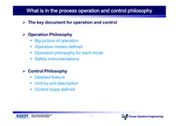 Process Operation and Control Philosophy | PDF | System | Control Theory