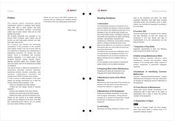 Preface
This
manual
mainly
introduced
specific
maintenance method of container reach stacker
(here after refer to reach stack