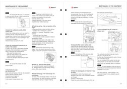 3-4
As changing the filter core, it is necessary
to clean the bottom oil cup, so that it is obvious to
know whether the oil c