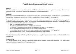 Part 66 Basic Experience Requirements
Icelandic Civil Aviation Administration
Page 1 of 35
Issue 1   29.04.2013
General:
This
