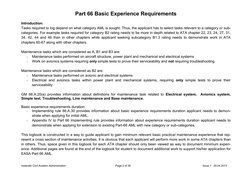 Part 66 Basic Experience Requirements
Icelandic Civil Aviation Administration
Page 2 of 35
Issue 1   29.04.2013
Introduction: