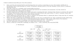 YMCA Submaximal Cycle Test Protocol | PDF | Physical Exercise | Physiology