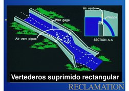 Vertederos suprimido rectangular
