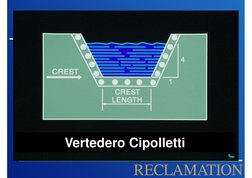 Vertedero Cipolletti
