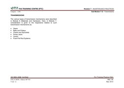 ISO 9001:2008  Certified 
For Training Purpose Only 
 PIA TRAINING CENTRE (PTC)