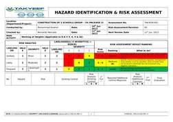 Work at Height Risk Assessment Guide | PDF | Personal Protective ...