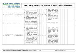 Work at Height Risk Assessment Guide | PDF | Personal Protective ...