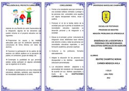 UNIVERSIDAD MARCELINO CHAMPAGNAT
ESCUELA DE POSTGRADO
PROGRAMA DE MAESTRÍA
MENCIÓN: PROBLEMAS DE APRENDIZAJE
ENSEÑANZA DE L