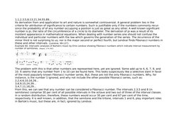 1,1,2,3,5,8,13,21,34,55,89...
Its derivation from and application to art and nature is somewhat controversial. A general prob