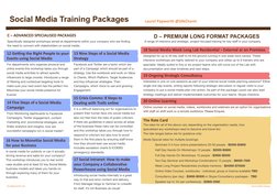 social media training