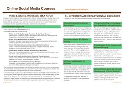 Laurel	  Papworth	  @SilkCharm
Online Social Media Courses
 
social media training