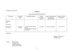 Section 49 Report.pdf Form 49 Submission Details | PDF | Law