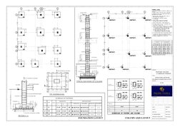 Column and Footing Layout Details | PDF | Building Engineering ...