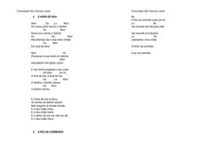 Comunidade São Francisco Xavier
Comunidade São Francisco Xavier
2.
Á HORA DE NOA
Rem               Do        La           Rem