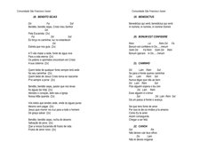 Comunidade São Francisco Xavier
Comunidade São Francisco Xavier
18. BENDITO SEJAS 
Dó                        Fa