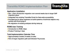 © SAP/Meridium 2009 /  SAPIberia, Abril 2009                                                        Page 10
Application Insta