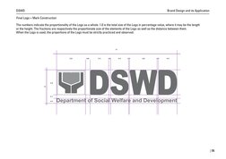 DSWD Logo Design and Guidelines | PDF | Logos | Typography