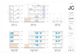 1
N 0.00
PISO
2
N+2.60
PISO
3
N +5.20
PISO
N
+10.40
CUBIERTA
4
N +7.80
PISO
1
N 0.00
PISO
2
N+2.60
PISO
3
N +5.20
PISO
N
+10.