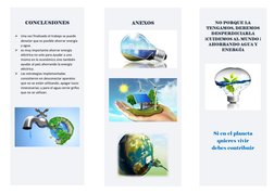 Tríptico sobre Ahorro de Energía y Agua | PDF | Lámpara compacta ...